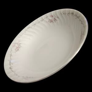 Gold Standard Japan Porcelain Round Serving Bowl Pink Floral Vintage China